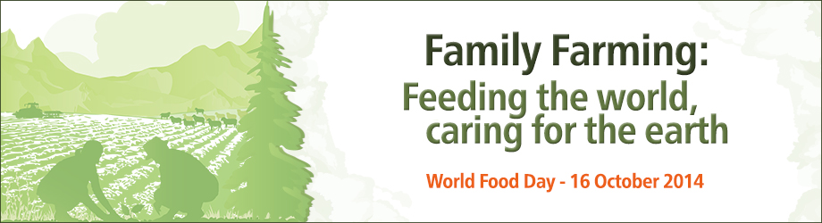 Oficjalny plakat Światowego Dnia Żywności. Źródło FAO