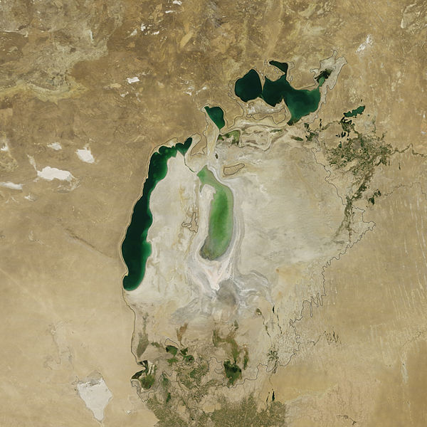 Wyschnięte Jezioro Aralskie, zdjęcie autorstwa Spesh531